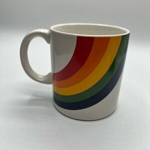 Vintage 1984 FTD Rainbow Mug 
As Seen On Stranger Things